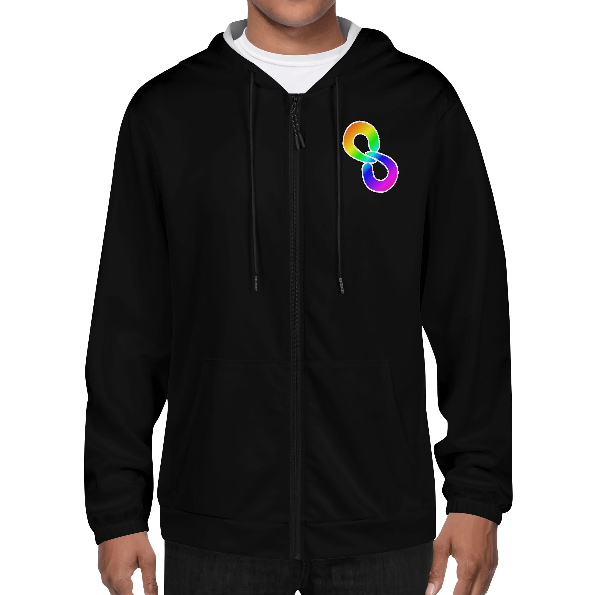 NEVER STOP SAILING Lightweight Zip-Up Hoodie - Image 2