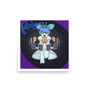 Aster - Astrologian Splash Art Print